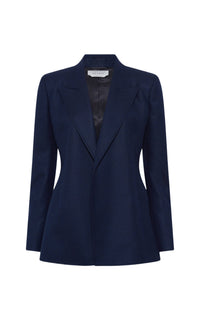 Navy / Veste blazer Mairi en laine - Navy