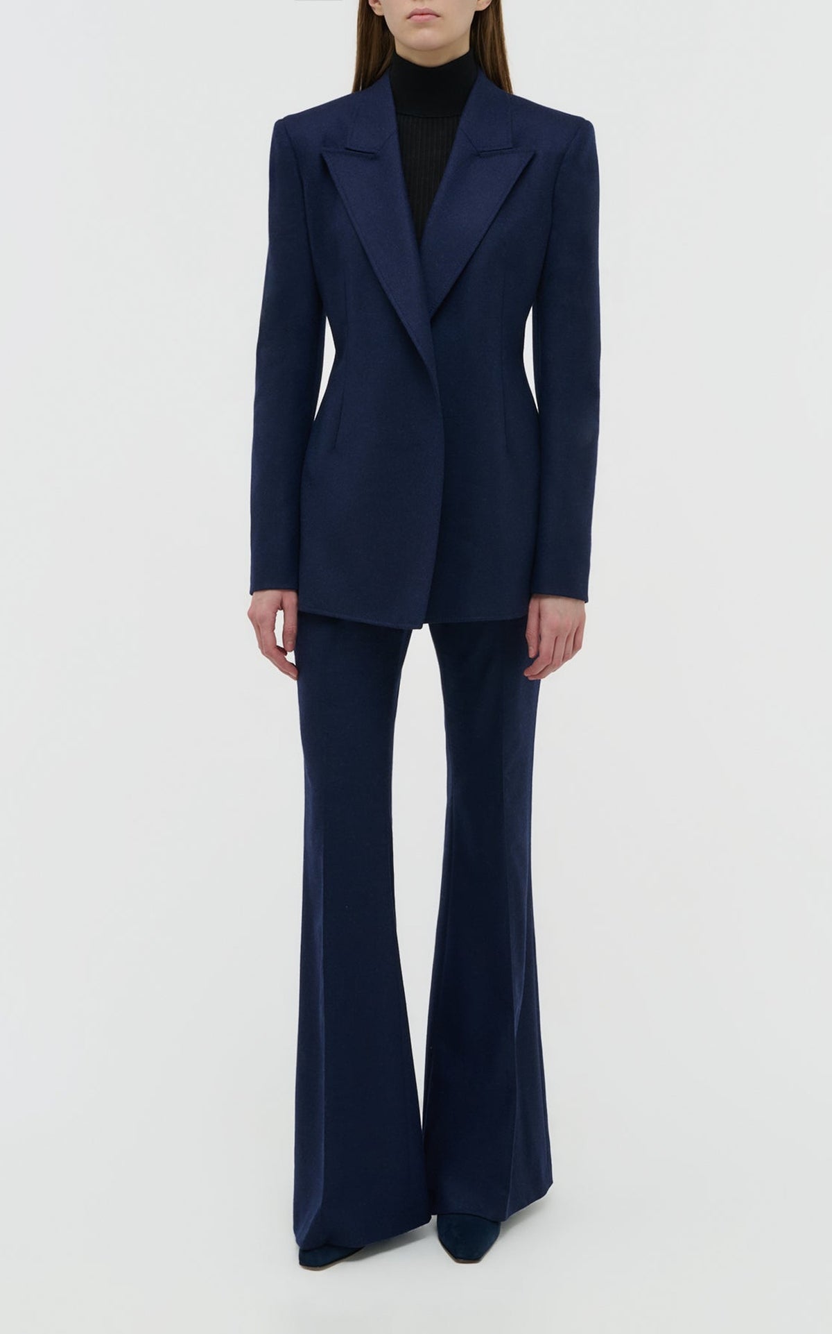 Navy / Veste blazer Mairi en laine - Navy