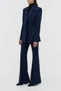 Navy / Veste blazer Mairi en laine - Navy