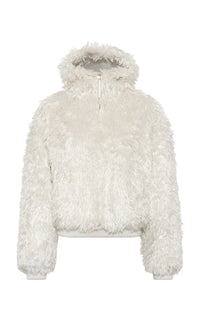 Ivory / Sweat à capuche Orlando en soie - Ivory
