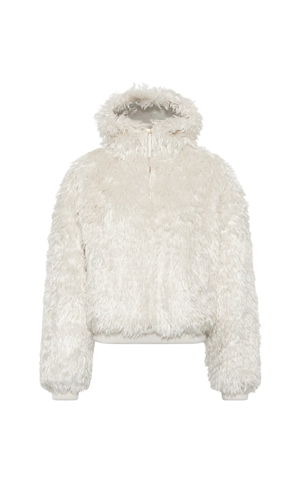 Sweat à capuche Orlando en soie - Ivory