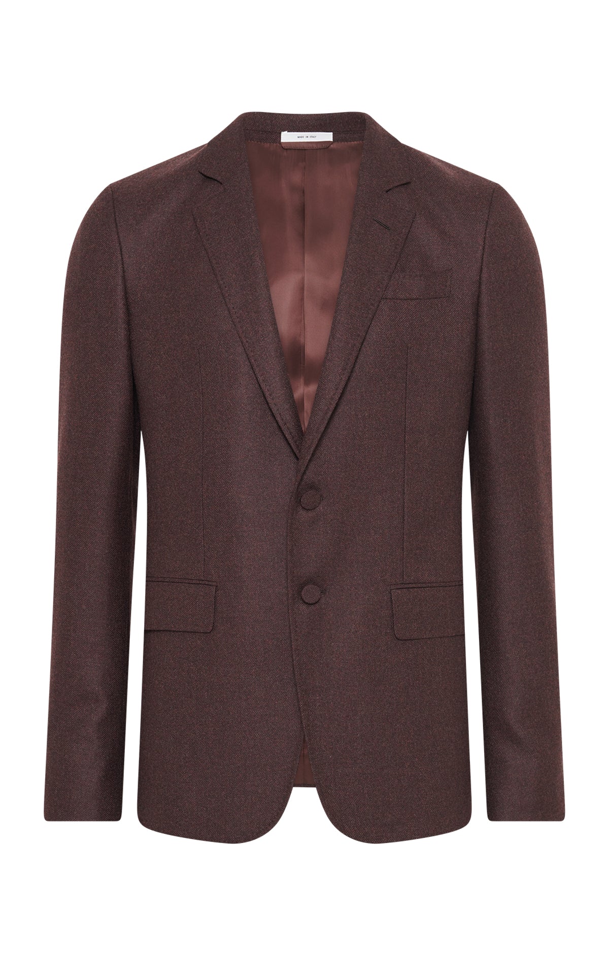 Burnt Sienna / Veste blazer Irving en laine - Burnt Sienna