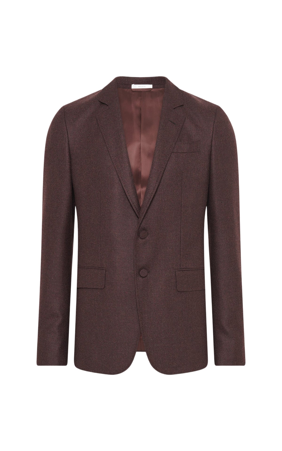 Burnt Sienna / Veste blazer Irving en laine - Burnt Sienna
