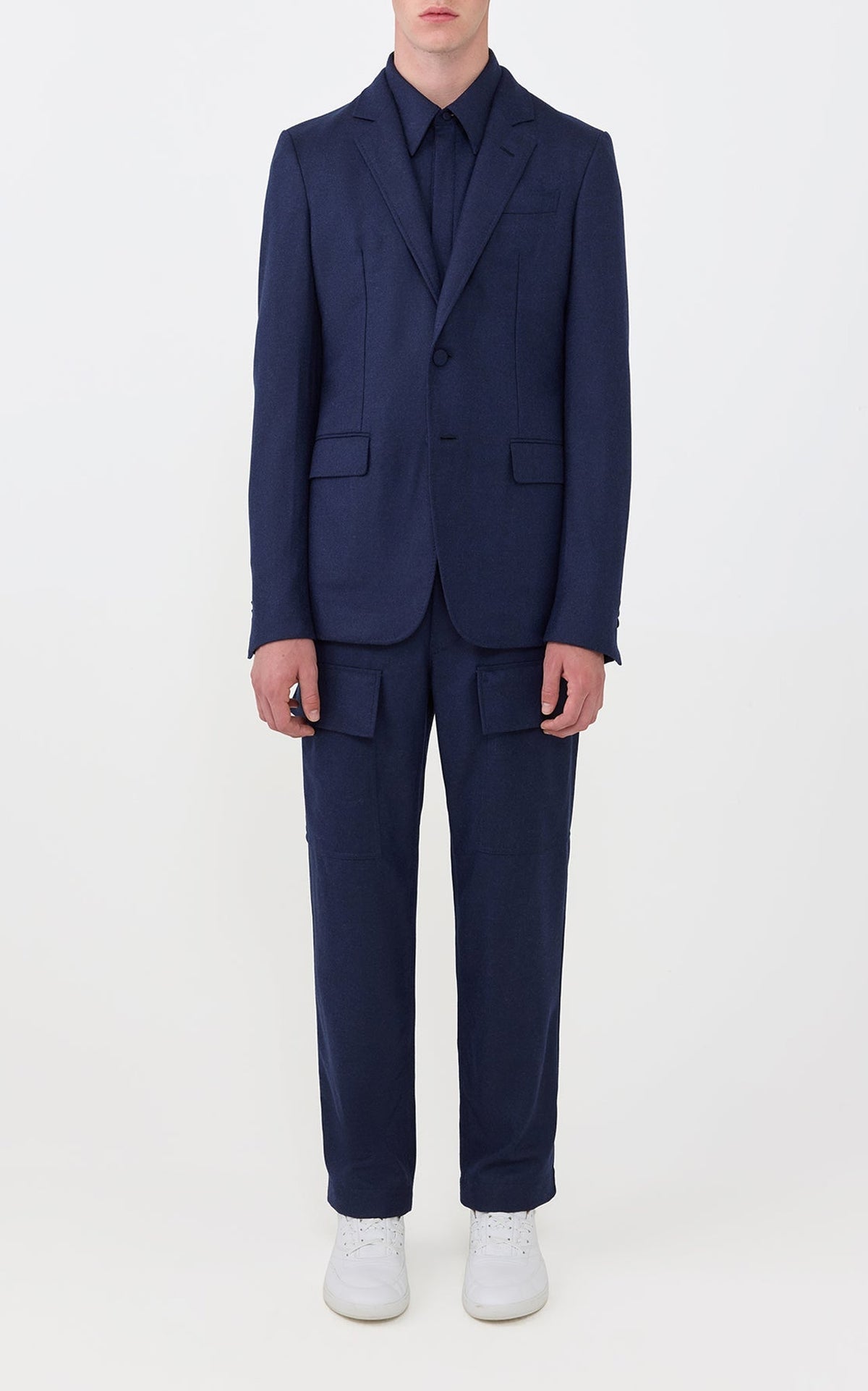 Navy / Veste blazer Irving en laine - Navy