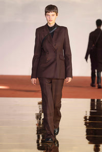 Chocolate / Veste blazer Stephanie en cachemire - Chocolate