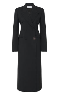 Black / Manteau Julien en laine - Black