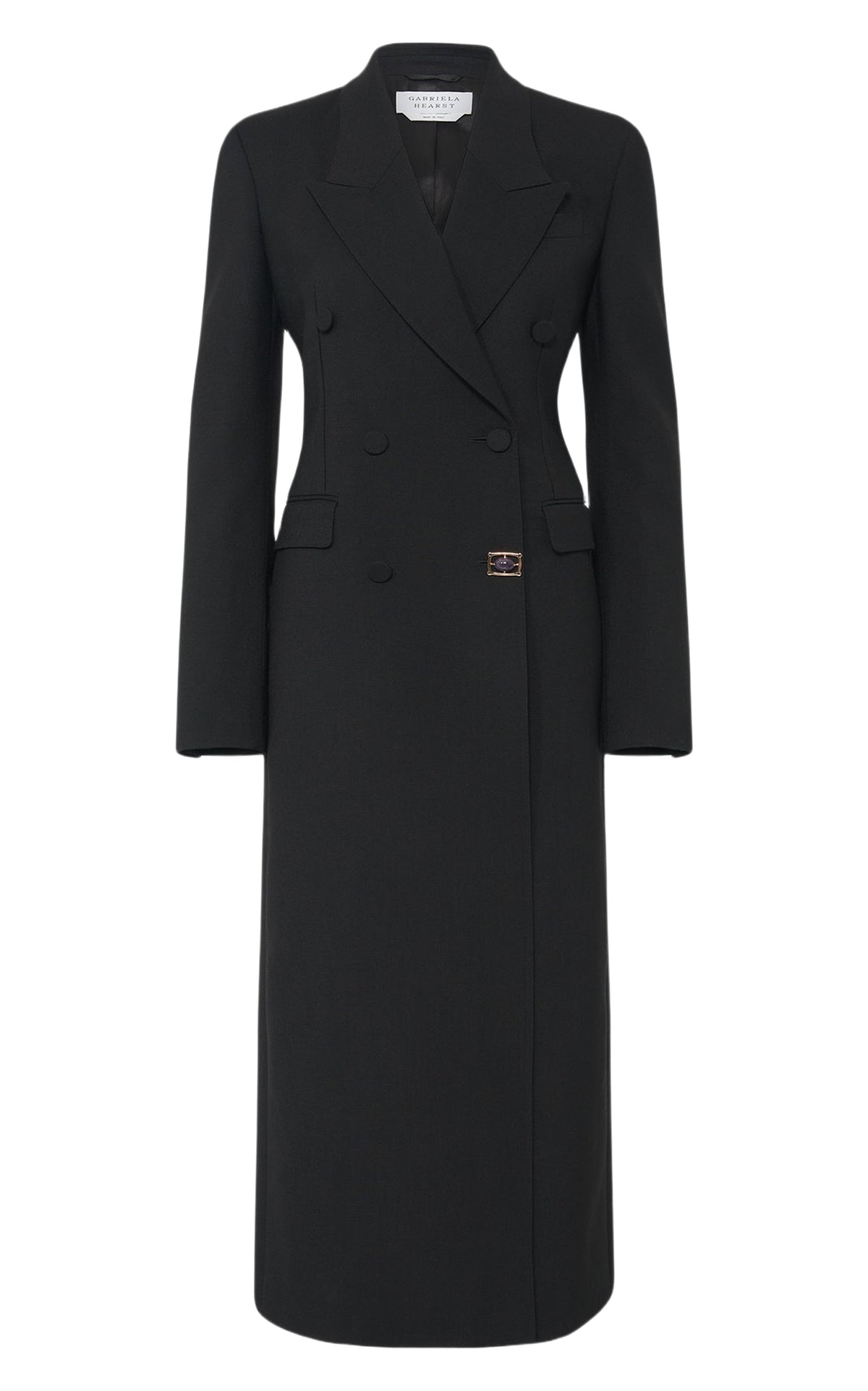 Black / Manteau Julien en laine - Black
