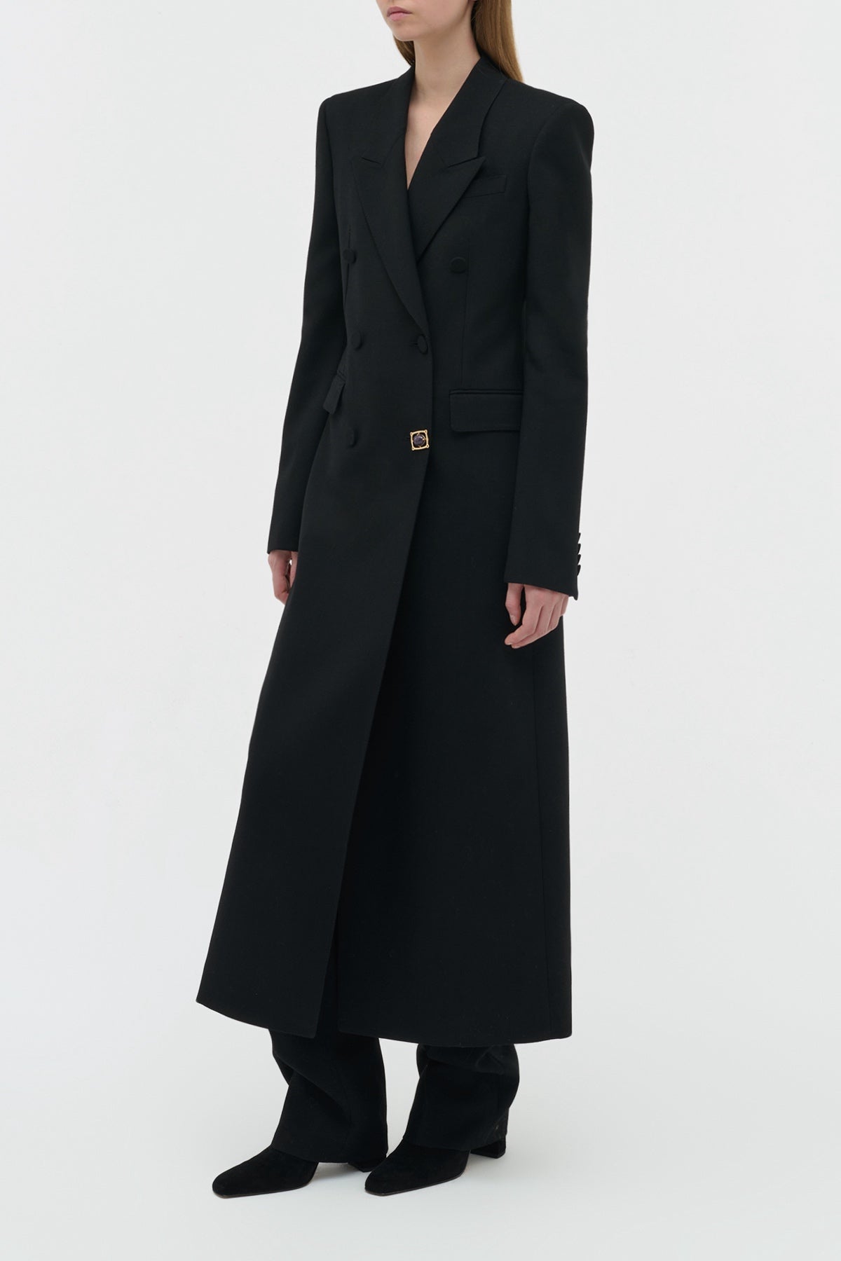 Black / Manteau Julien en laine - Black