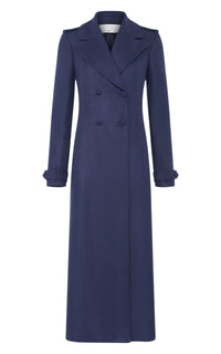 Navy / Manteau Houstt en soie - Navy