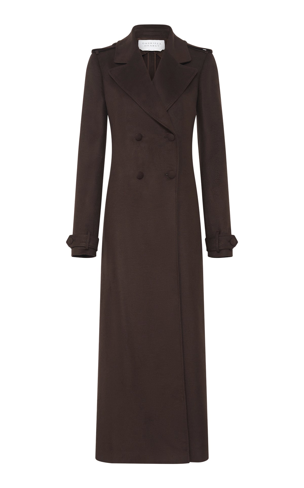 Chocolate / Manteau Houstt en soie - Chocolate