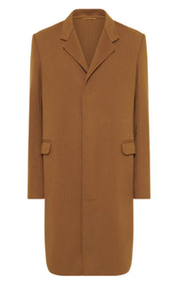 Peter cashmere coat - Yellow Ochre
