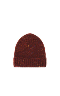 Burnt Sienna Multi / Bonnet Hailsham en cachemire - Burnt Sienna Multi