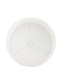 Cone-shaped pleated shade - White