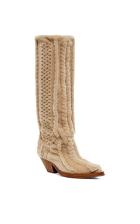 Ivory / Bottes Joseph 50 en cuir - Ivory