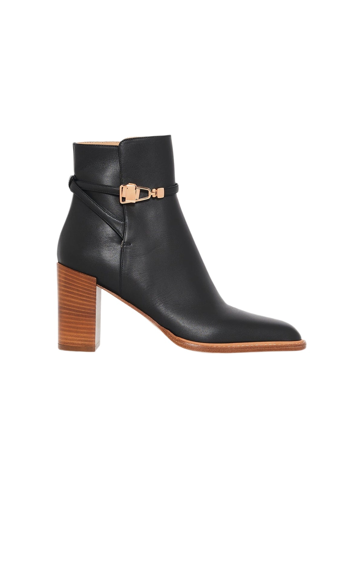 Black / Bottines Nina 95 en cuir - Black