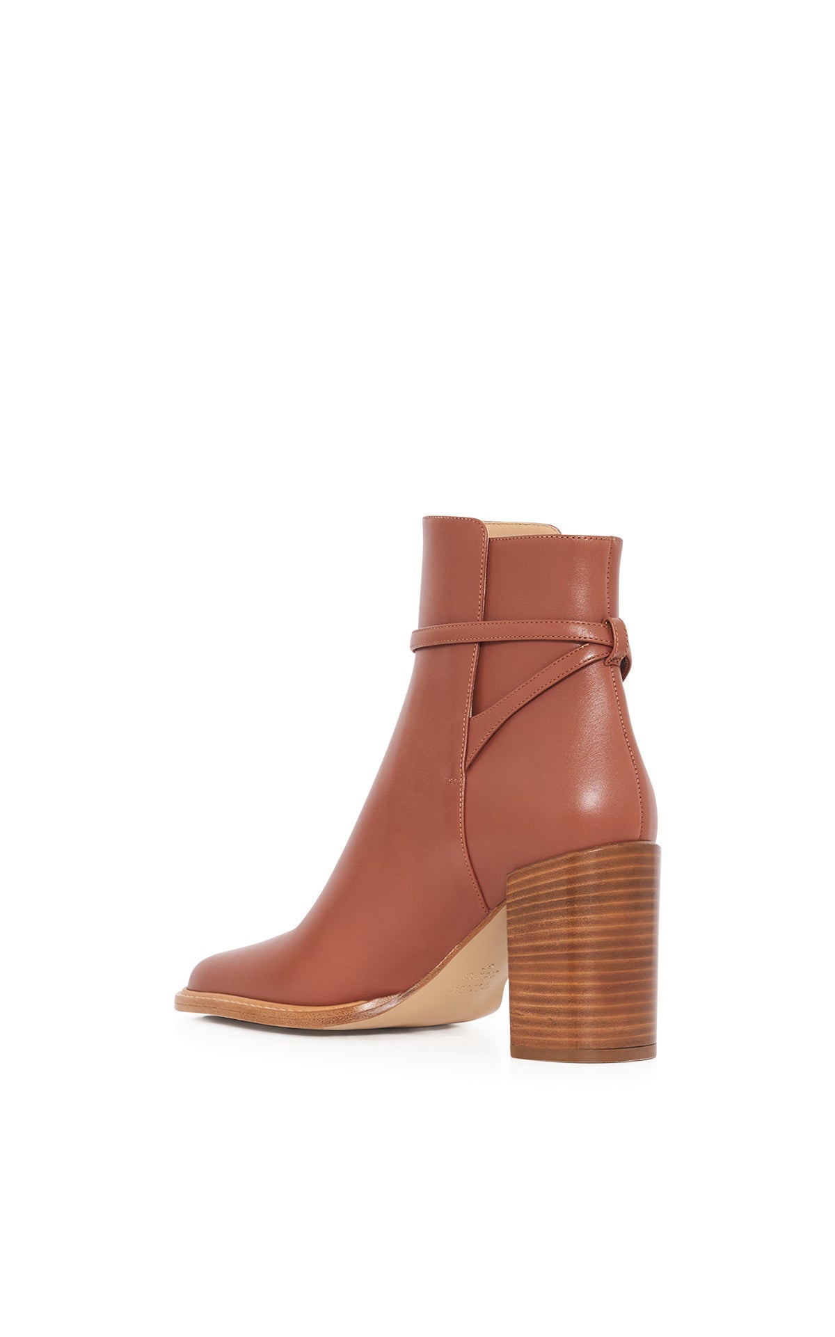 Nina Clasp Ankle Boot en chocolat foncé daim calf / vitelino