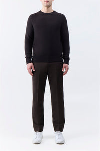 Ivory / Sweat Francesco en cachemire - Ivory