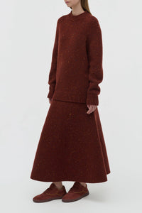 Burnt Sienna Multi / Sweat Alfie en cachemire - Burnt Sienna Multi
