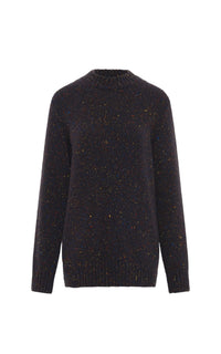 Charcoal Multi / Pull Alfie en cachemire - Charcoal Multi