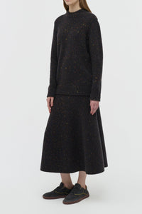 Charcoal Multi / Sweat Alfie en cachemire - Charcoal Multi
