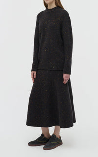 Charcoal Multi / Pull Alfie en cachemire - Charcoal Multi