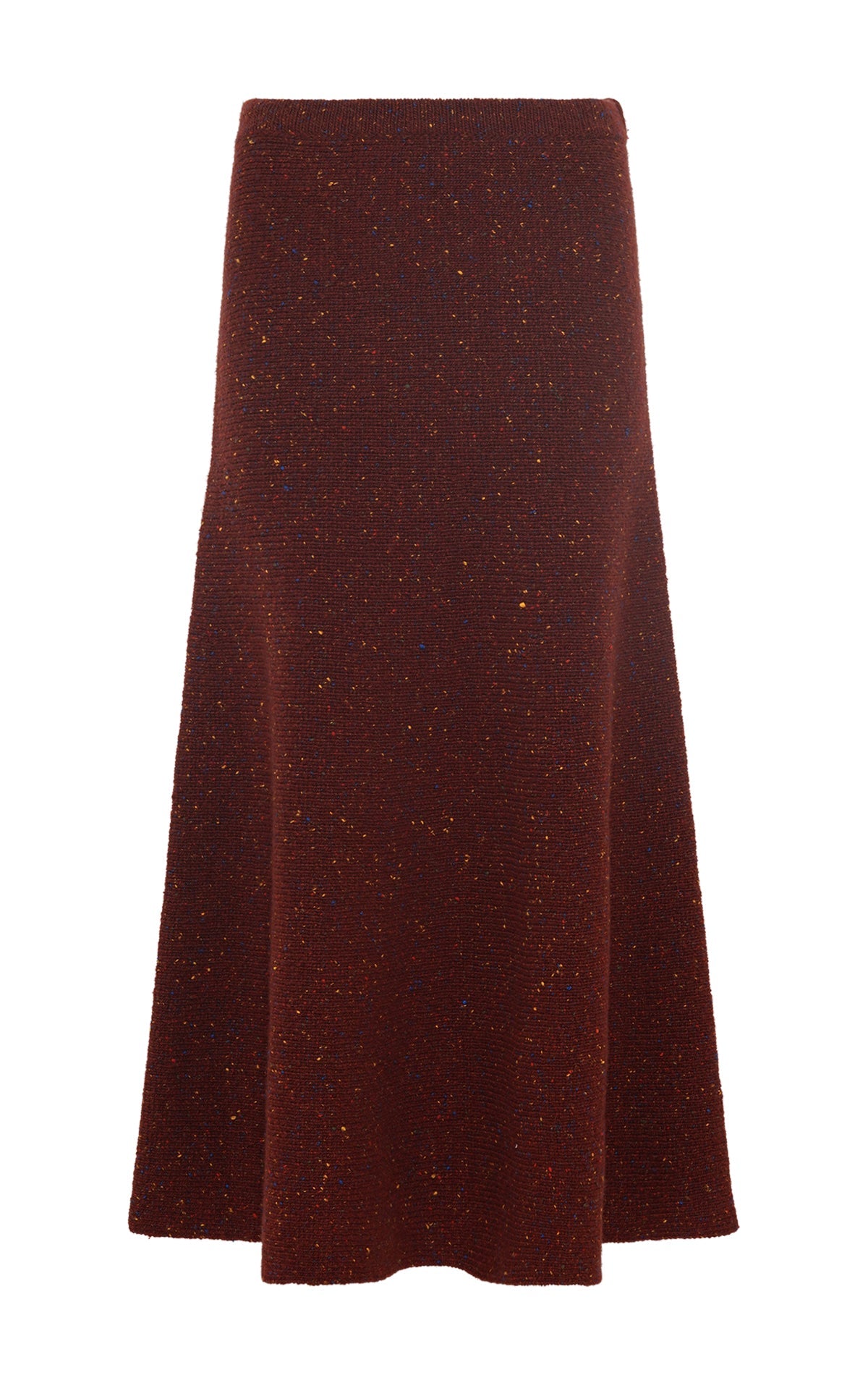 Burnt Sienna Multi / Jupe Eden en cachemire - Burnt Sienna Multi