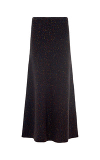 Charcoal Multi / Jupe Eden en cachemire - Charcoal Multi