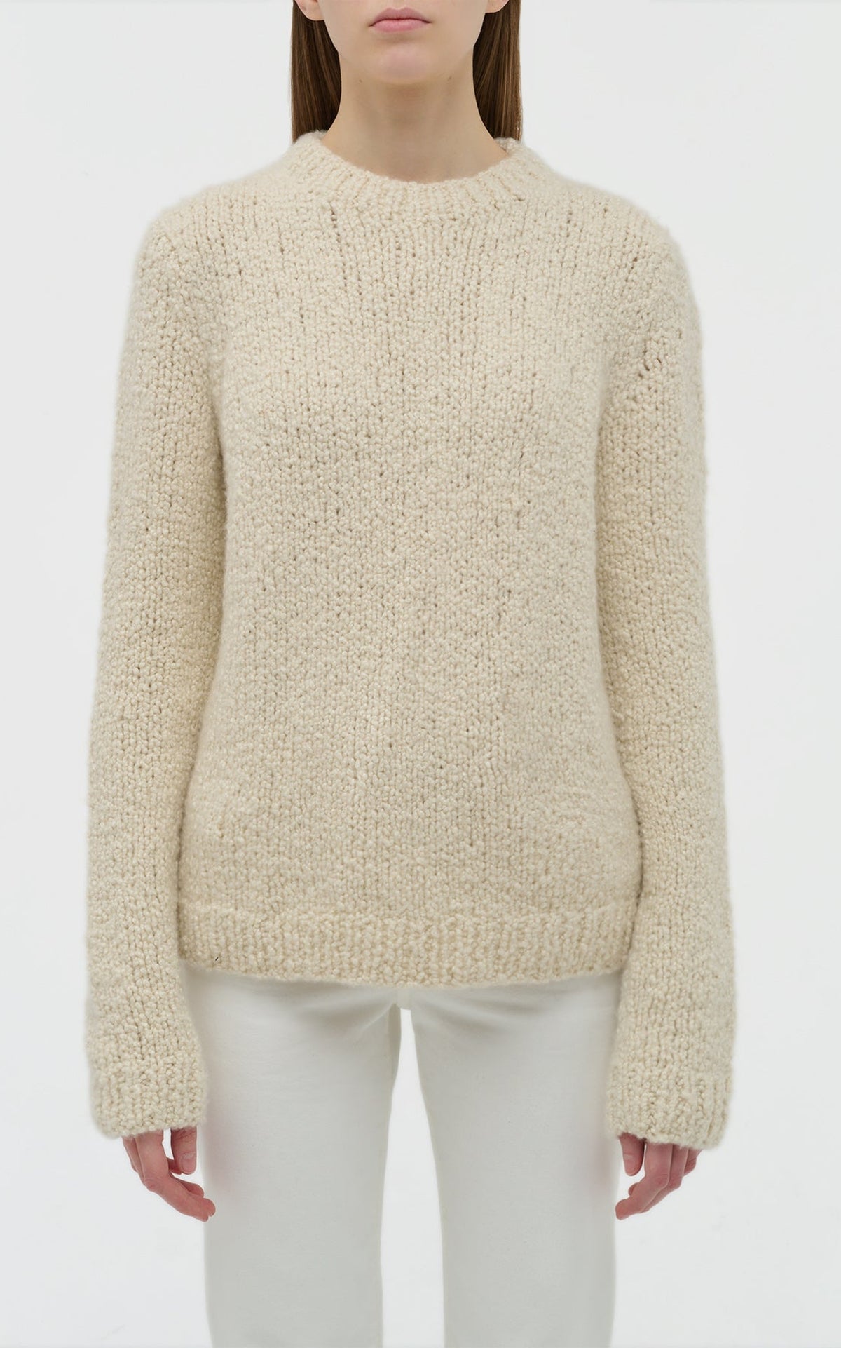 Ivory / Pull Typhon en cachemire - Ivory