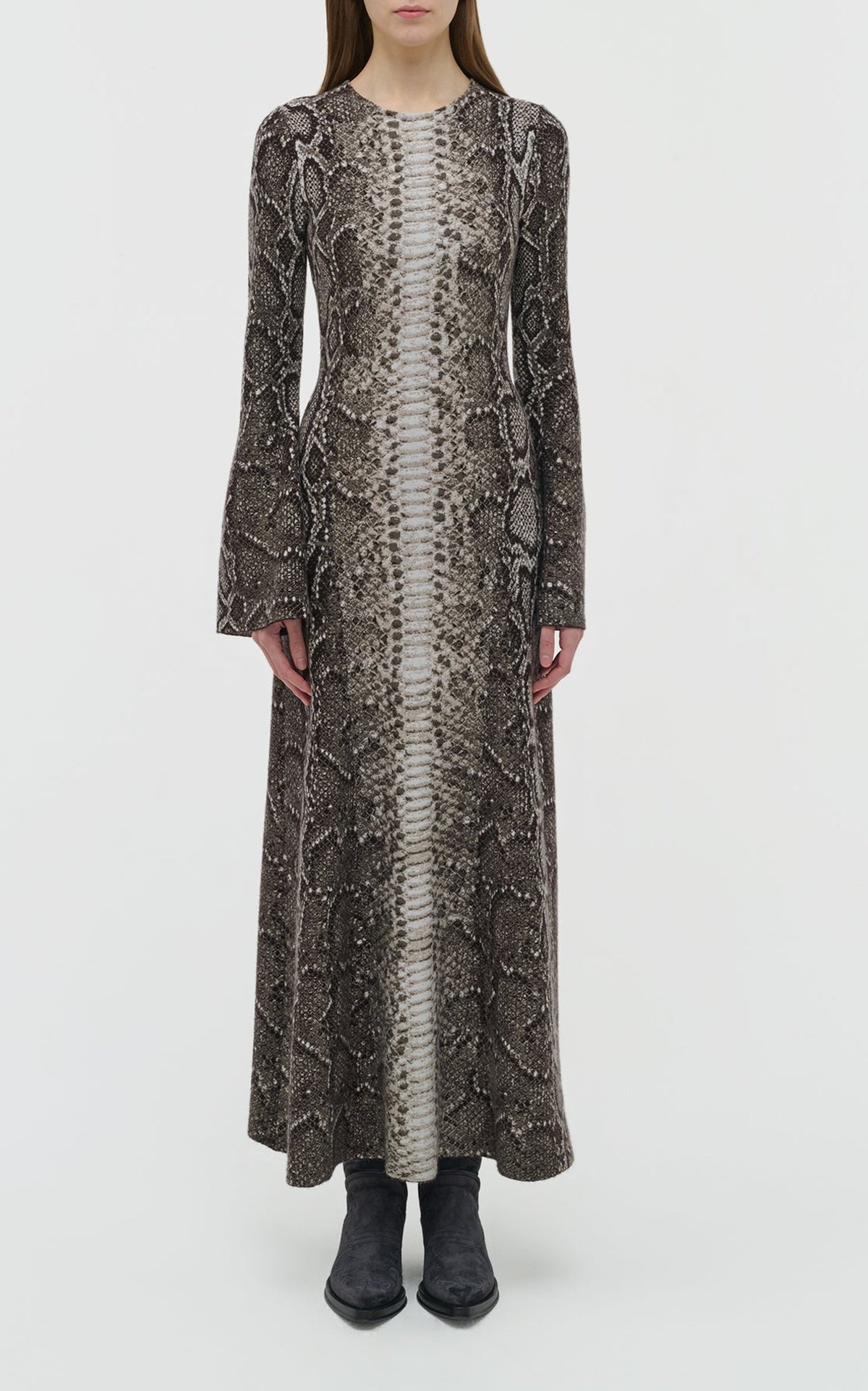 Greyscale / Robe Aalia en cachemire et soie - Greyscale