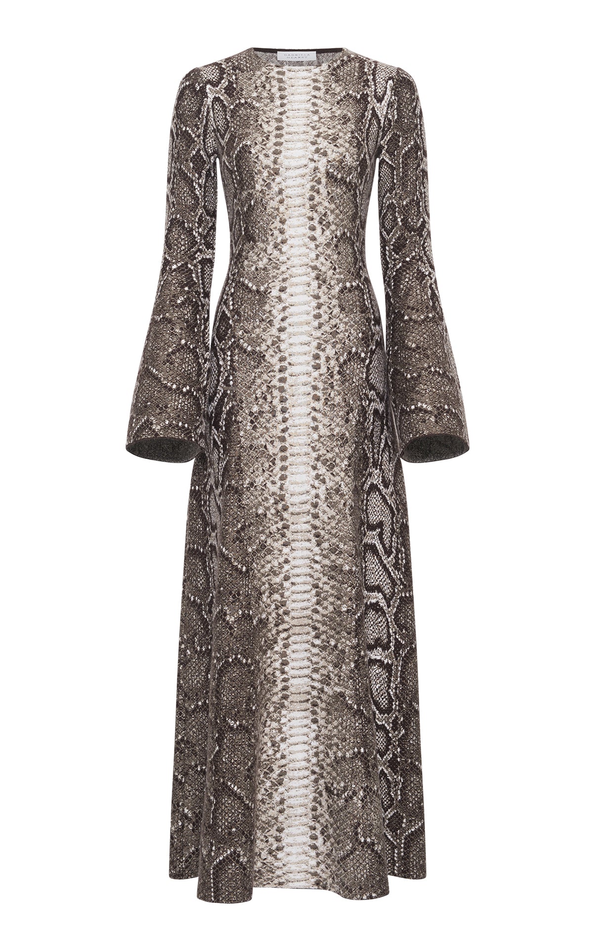Aalia Dress en camaïeu de gris jaipur cachemire soie fil