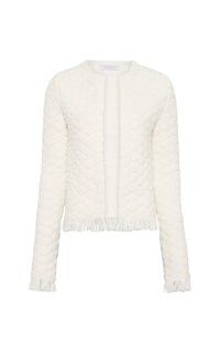 Ivory / Cardigan Johannes en cachemire - Ivory