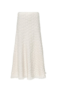 Kanta Skirt en ivoire 2/28 cachemire fil