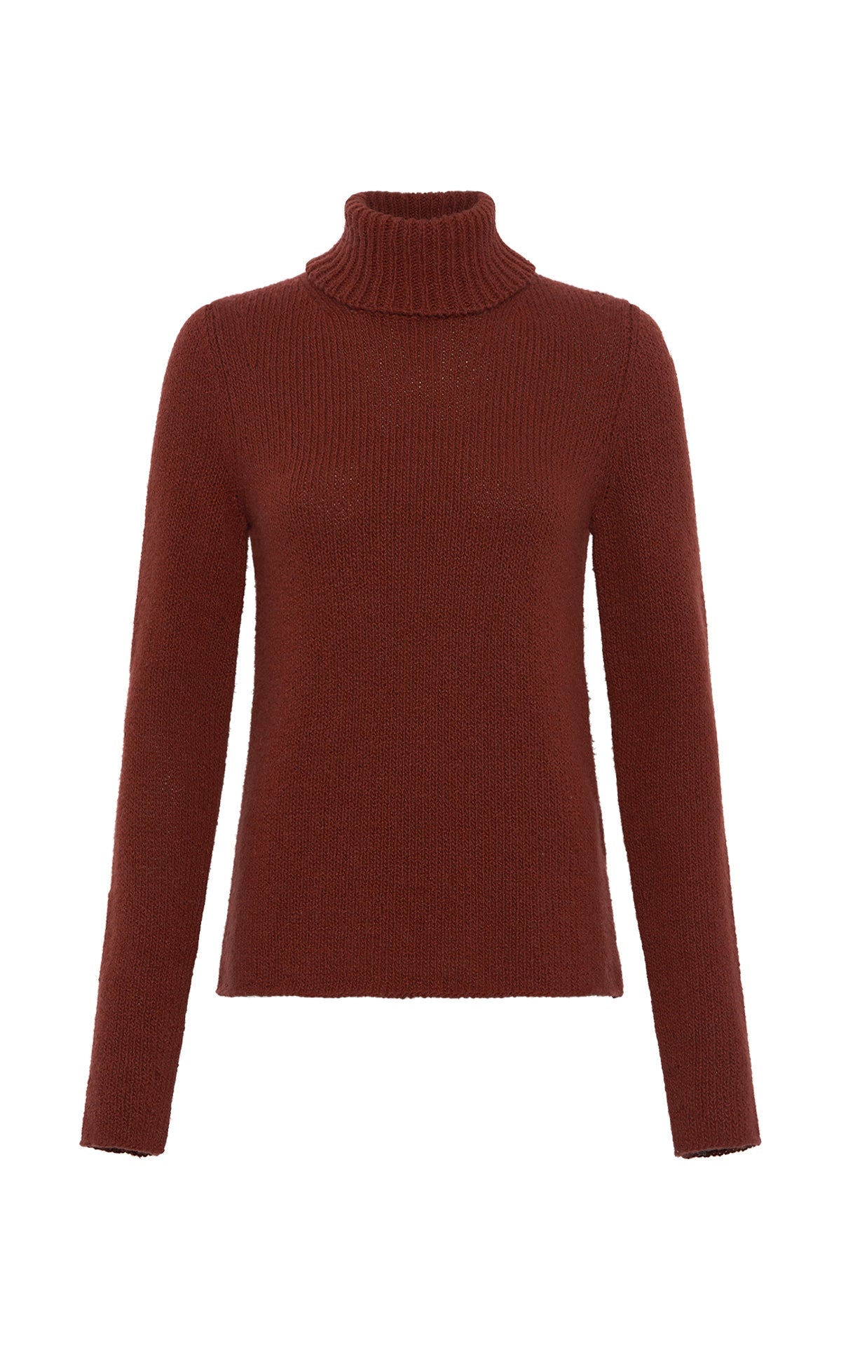 Nelle Turtle Neck en terre de sienne brûlée whoa 1700