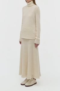 Nelle Turtle Neck en ivoire whoa 1700