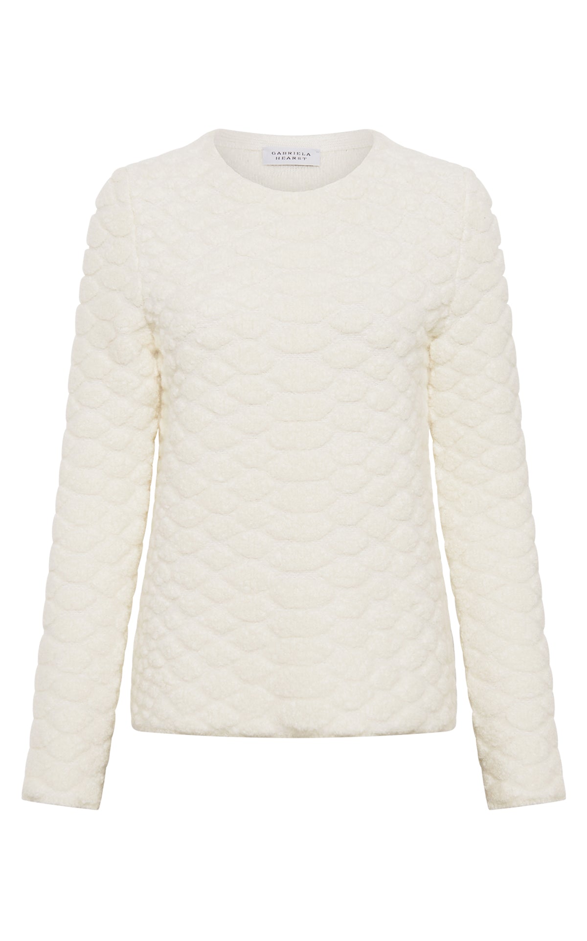 Tansey Sweater en ivoire 2/28 cachemire fil