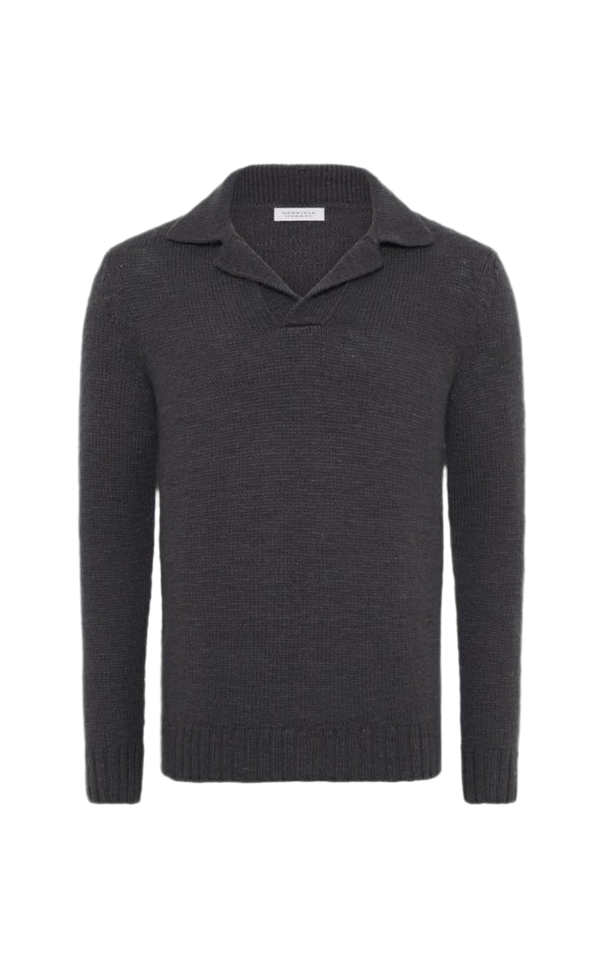 Charcoal / Polo Aled en cachemire - Charcoal