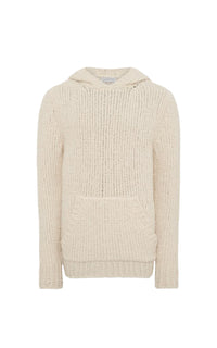 Aditi Cashmere Hoodie - Ivory