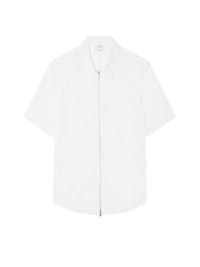 PRIX MARQUE : 130 / CHEMISE ZIPPÉE EN POPELINE