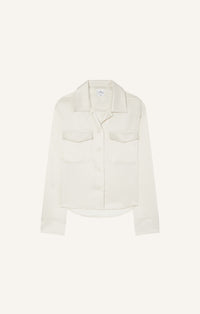 CHEMISE EN SATIN 2 POCHES