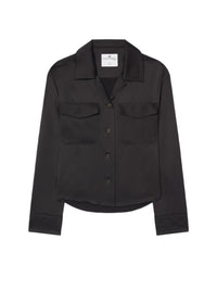PRIX MARQUE : 180 / CHEMISE EN SATIN 2 POCHES