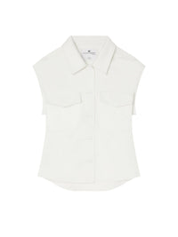 Chemise utilitaire sans manches - Heritage White