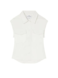 Chemise utilitaire sans manches - Heritage White