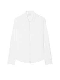 PRIX MARQUE : 150 / CHEMISE ZIPPÉE EN POPELINE