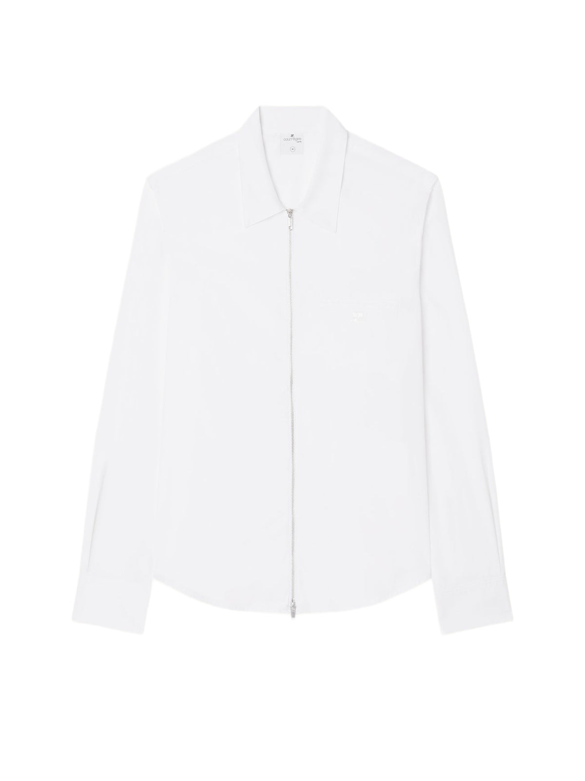 PRIX MARQUE : 150 / CHEMISE ZIPPÉE EN POPELINE