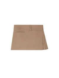 PRIX MARQUE : 150 / MINI JUPE PLISSÉE CEINTURÉE