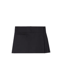 PRIX MARQUE : 150 / MINI JUPE PLISSÉE CEINTURÉE