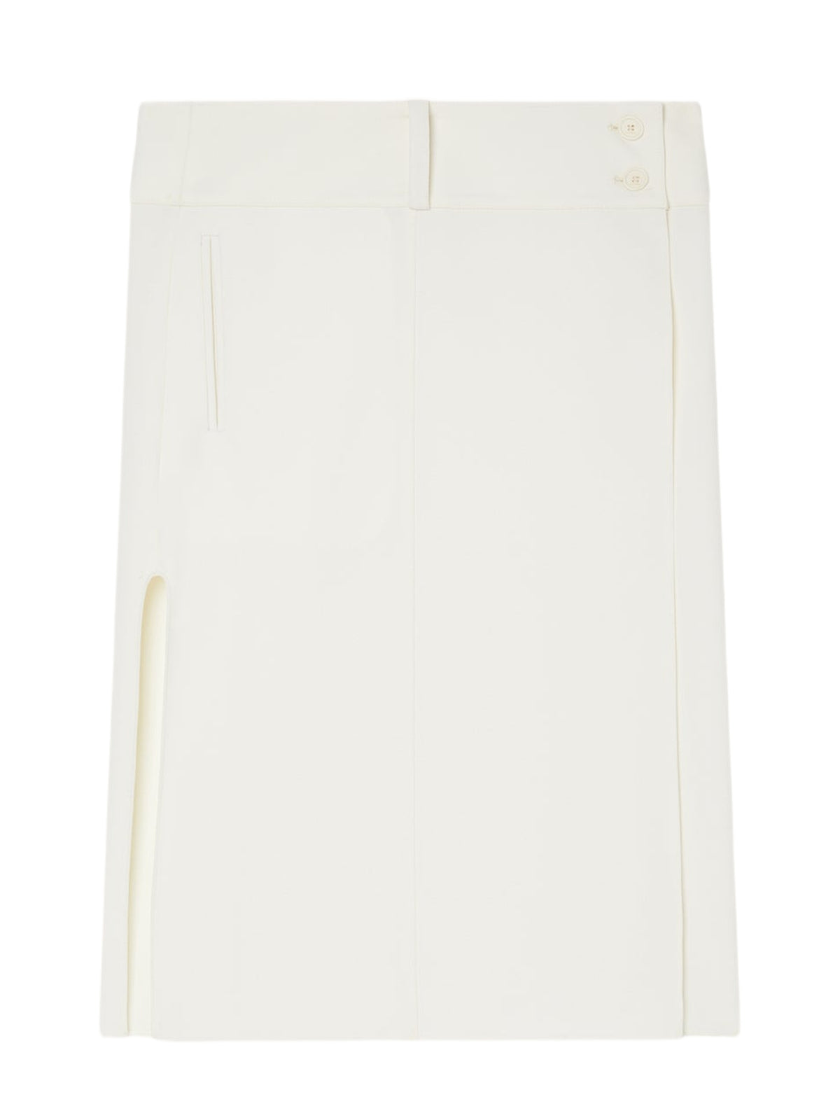 PRIX MARQUE : 190 / JUPE CEINTURÉE À FENTE