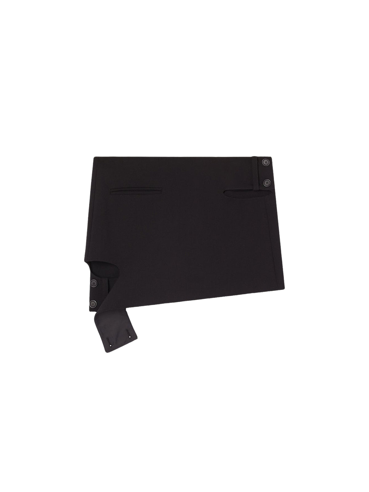Openwork mini skirt - Black