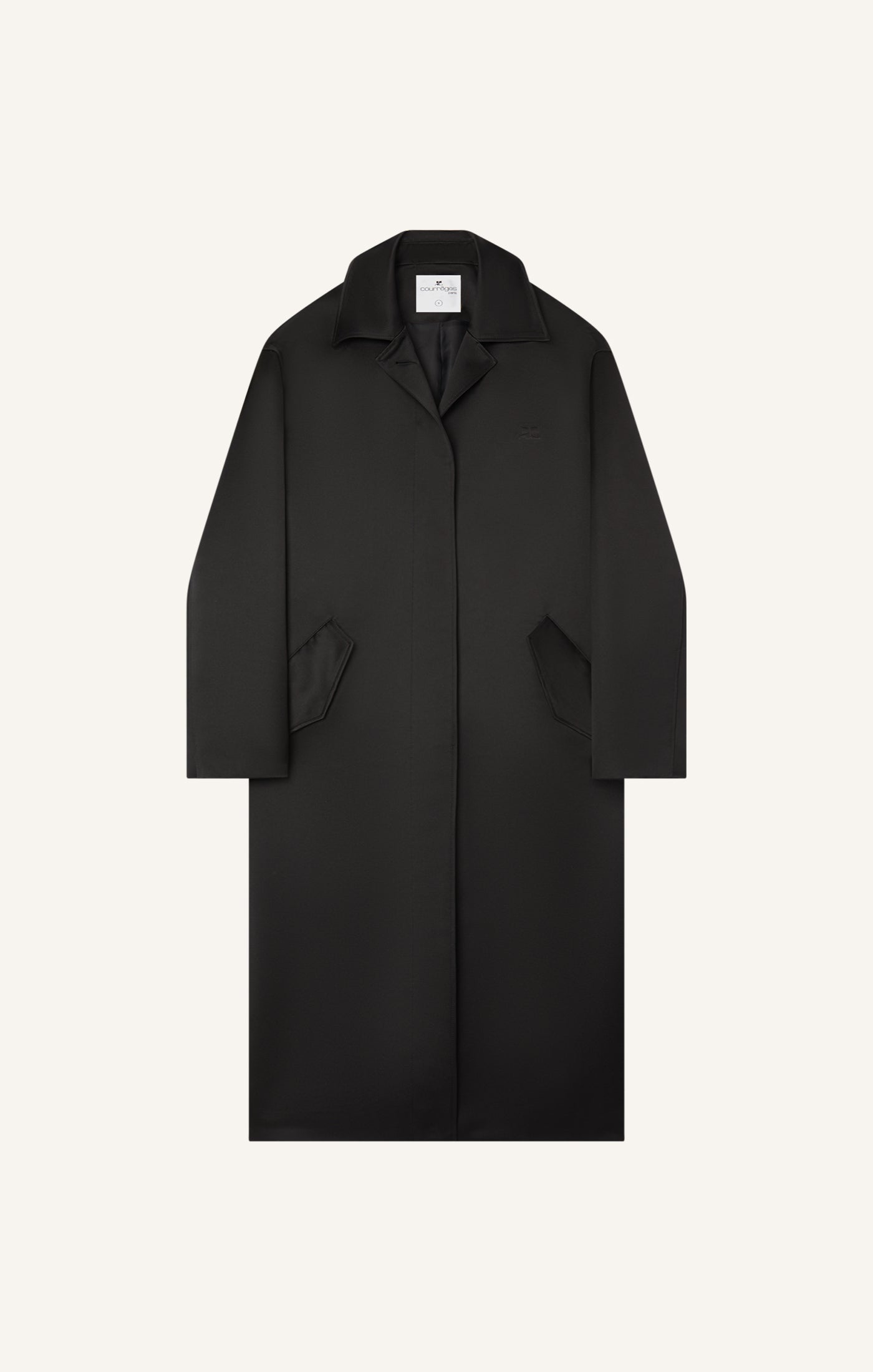 MANTEAU COCON SATIN
