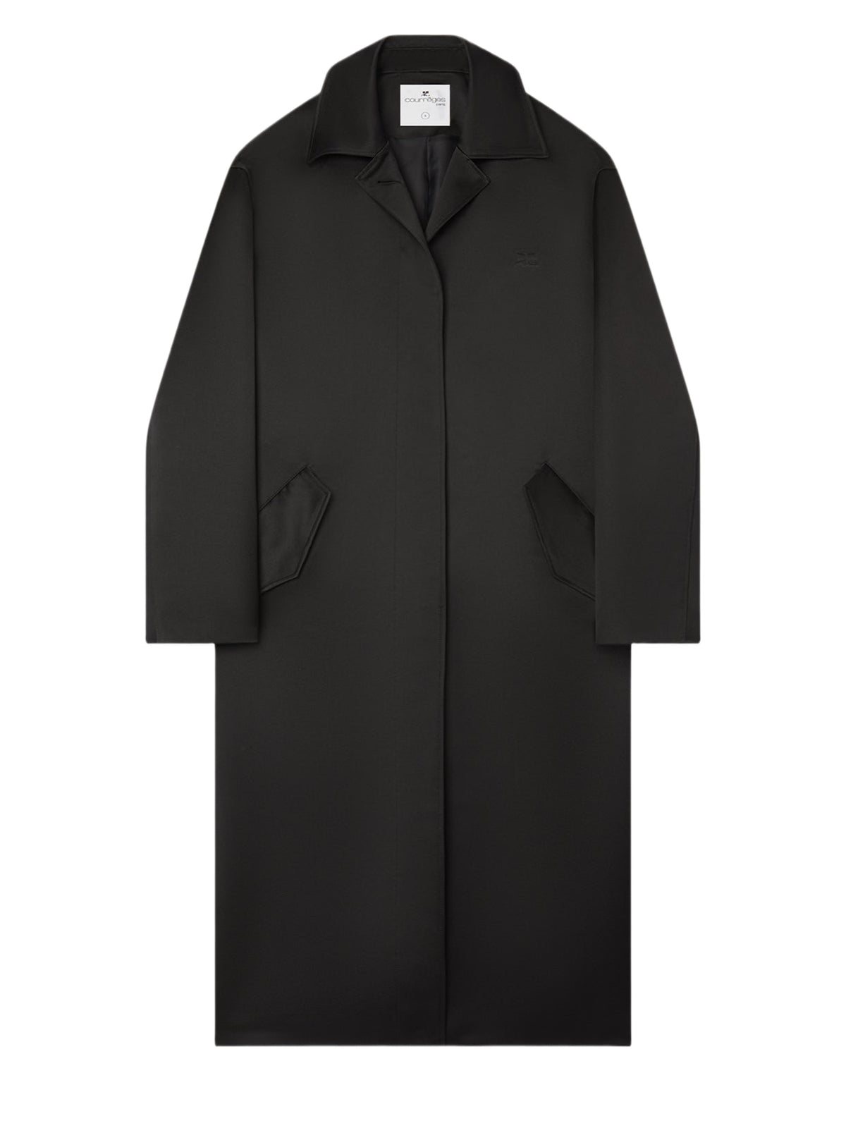 PRIX MARQUE : 600 / MANTEAU COCON SATIN